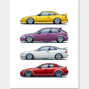 JDM legends Posters and Art